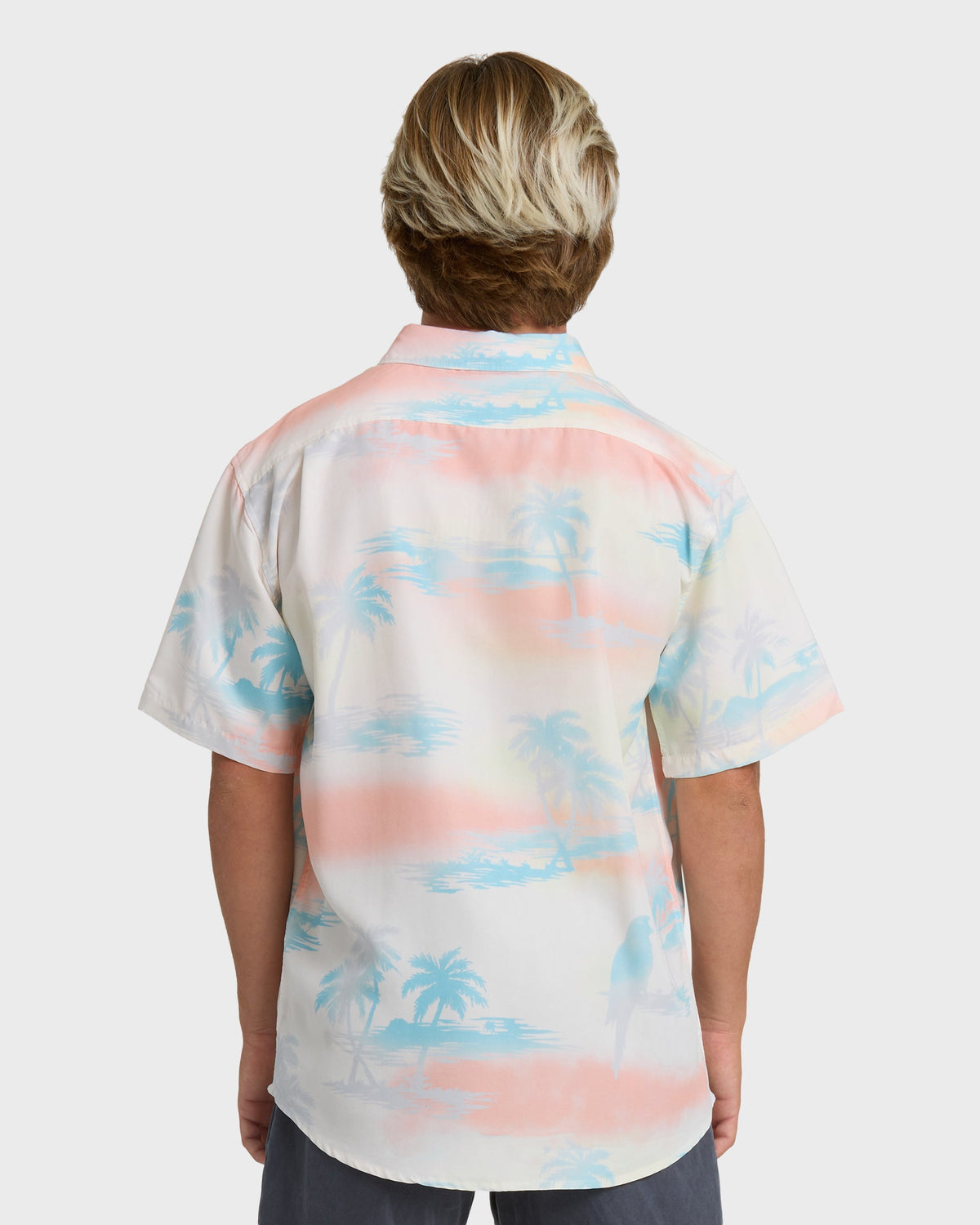 Sundays Lounge Short Sleeve Woven Shirt - Off White