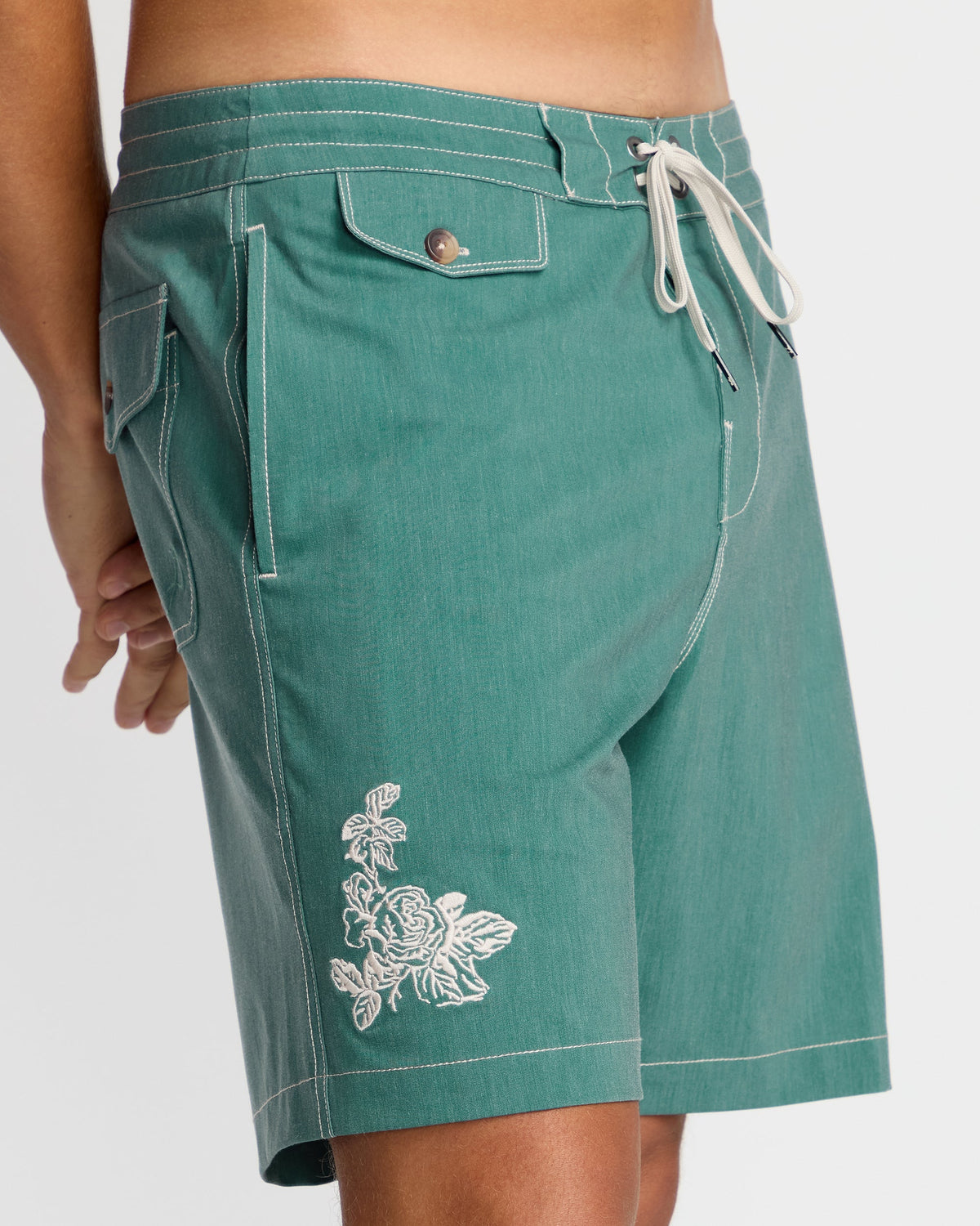 Austin Garage Lo Tides 19 Boardshorts - Teal