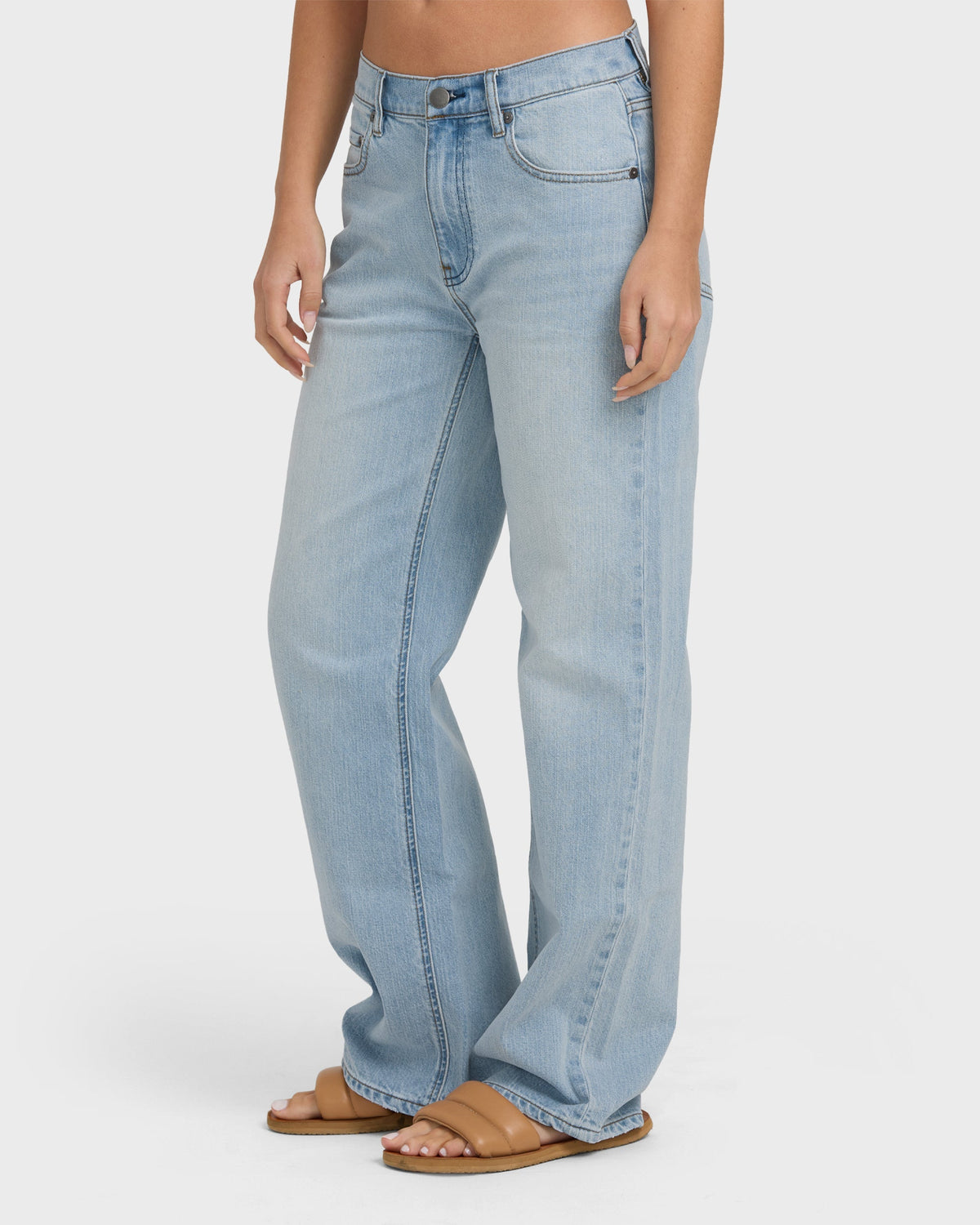 Shifter Straight Leg Pants - Blue Glass