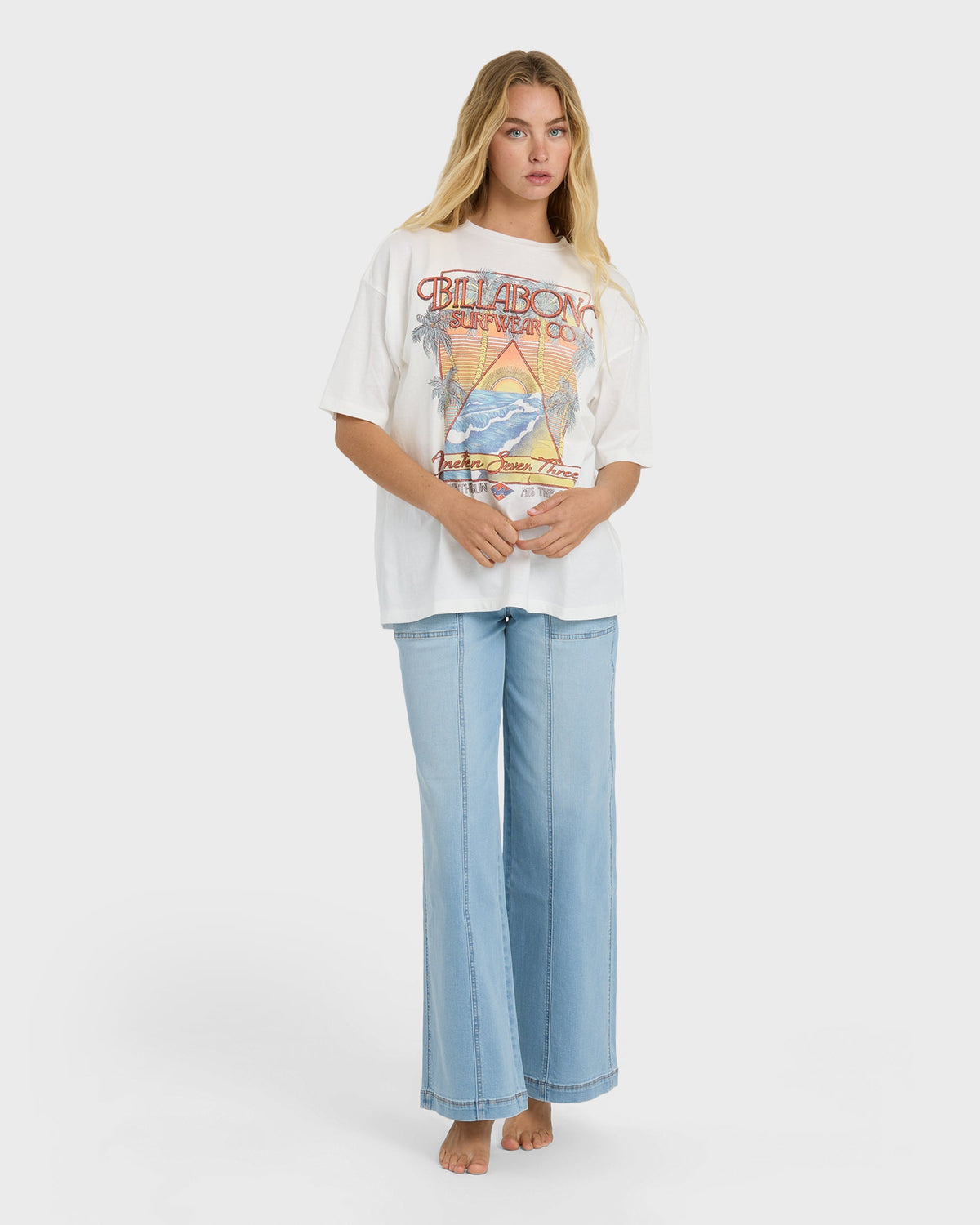 Sun Meets Sea Short Sleeve T-Shirt - Salt Crystal