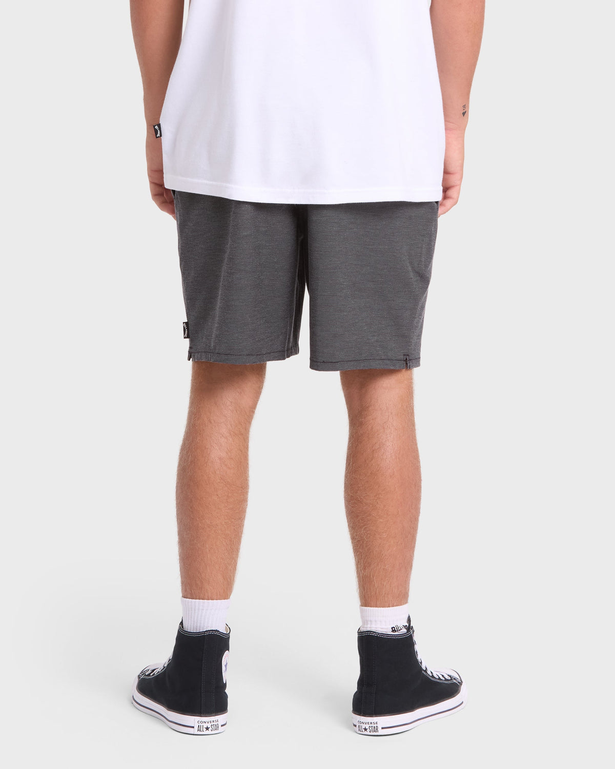 Crossfire Elastic Wave Washed 18 Amphibian Hybrid Shorts - Black
