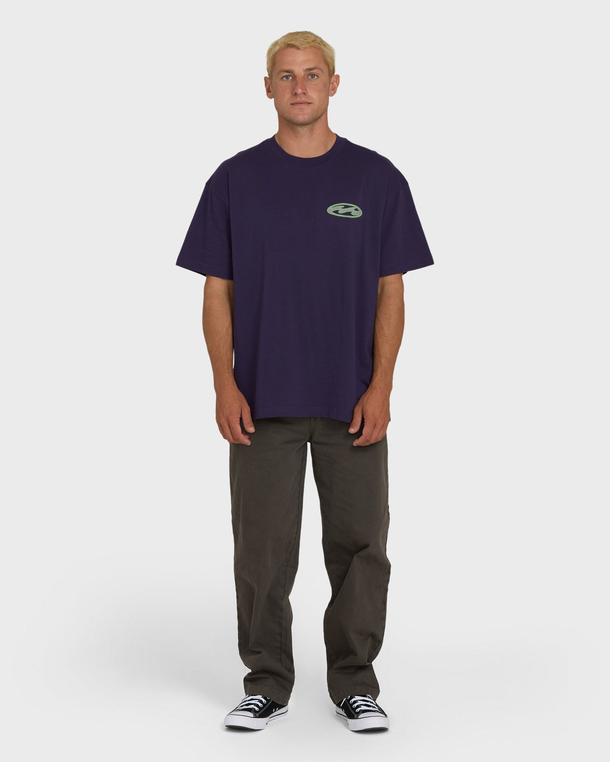 Bad Dog Tonedawg OG Short Sleeve Knit T-Shirt - Purple Velvet