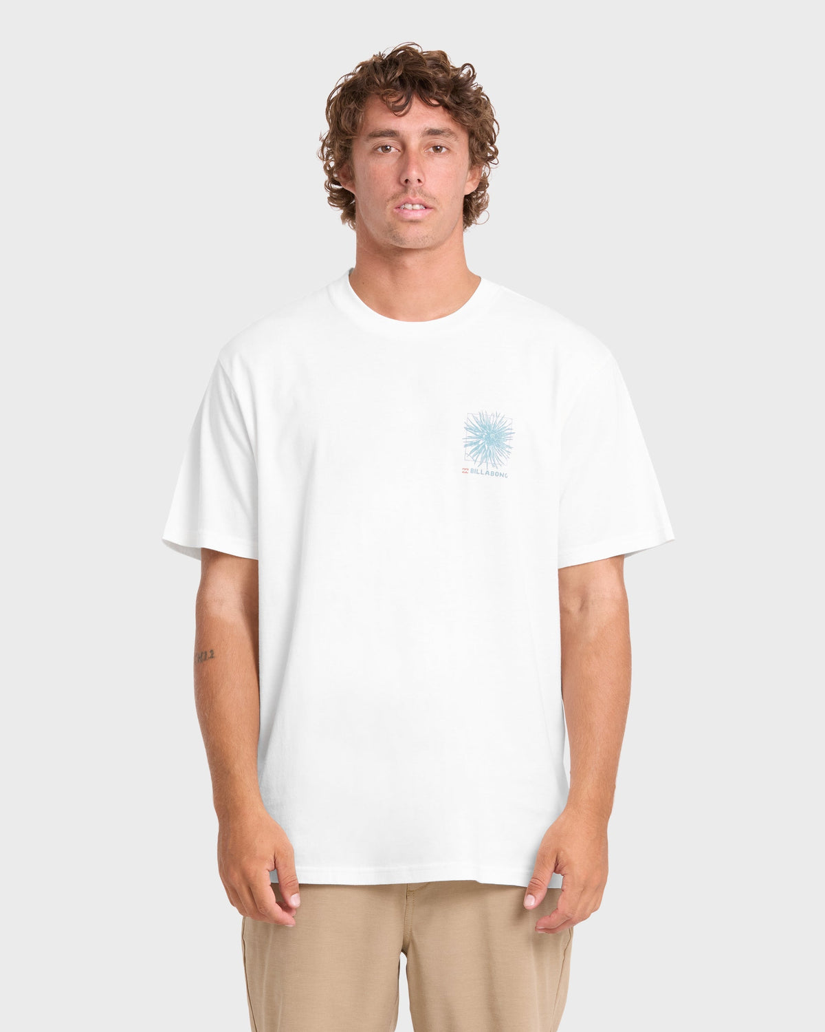 Montage Premium Short Sleeve Cotton T-Shirt - Off White